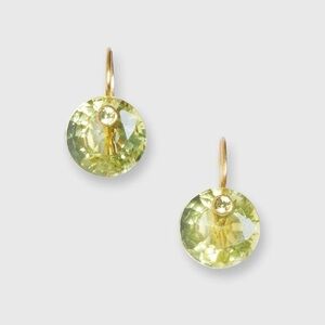 Marie Helen De Taillac Solid Gold, Lemon Quartz, and Sapphire.